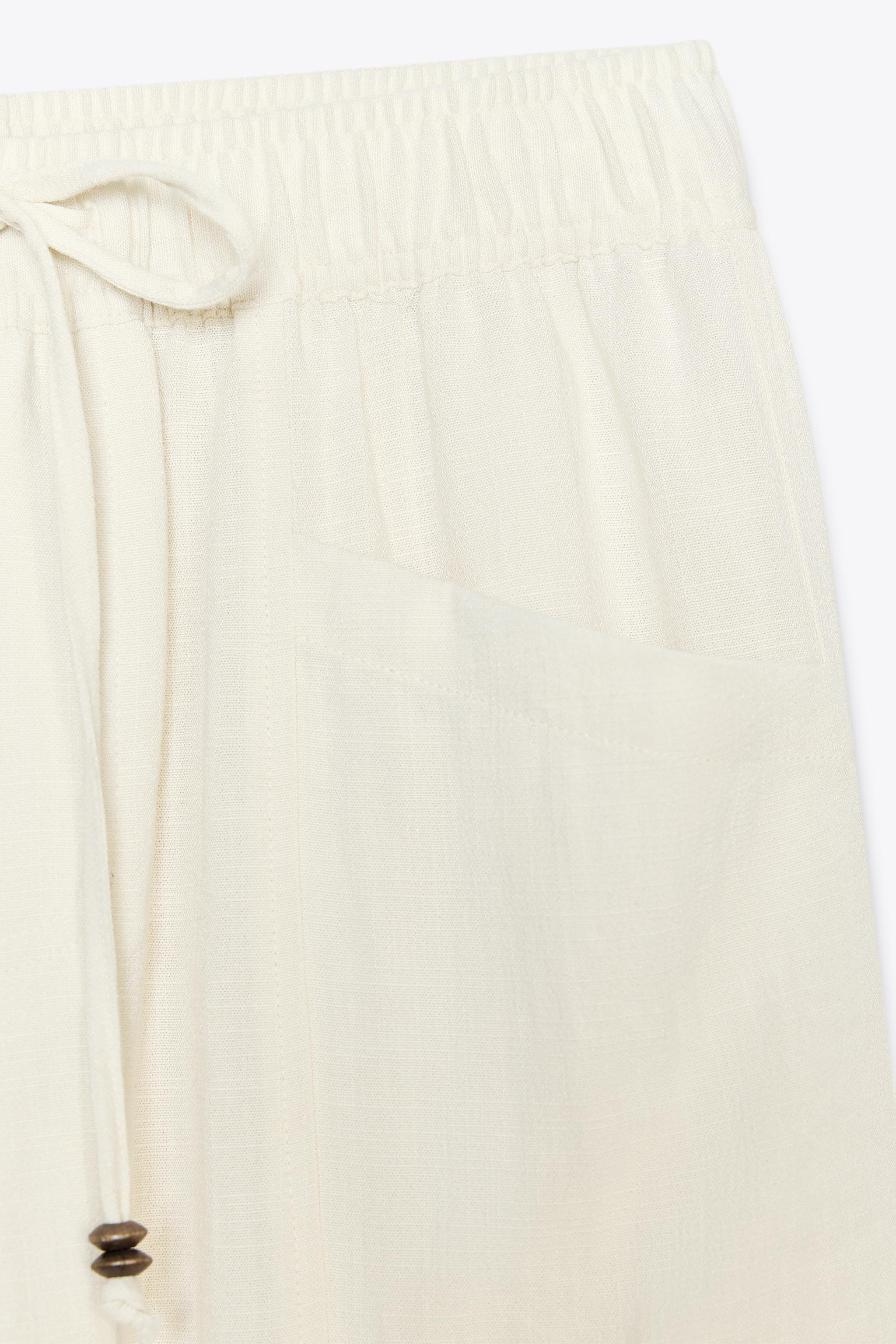 PANTALON RUSTIQUE À TAILLE ÉLASTIQUE