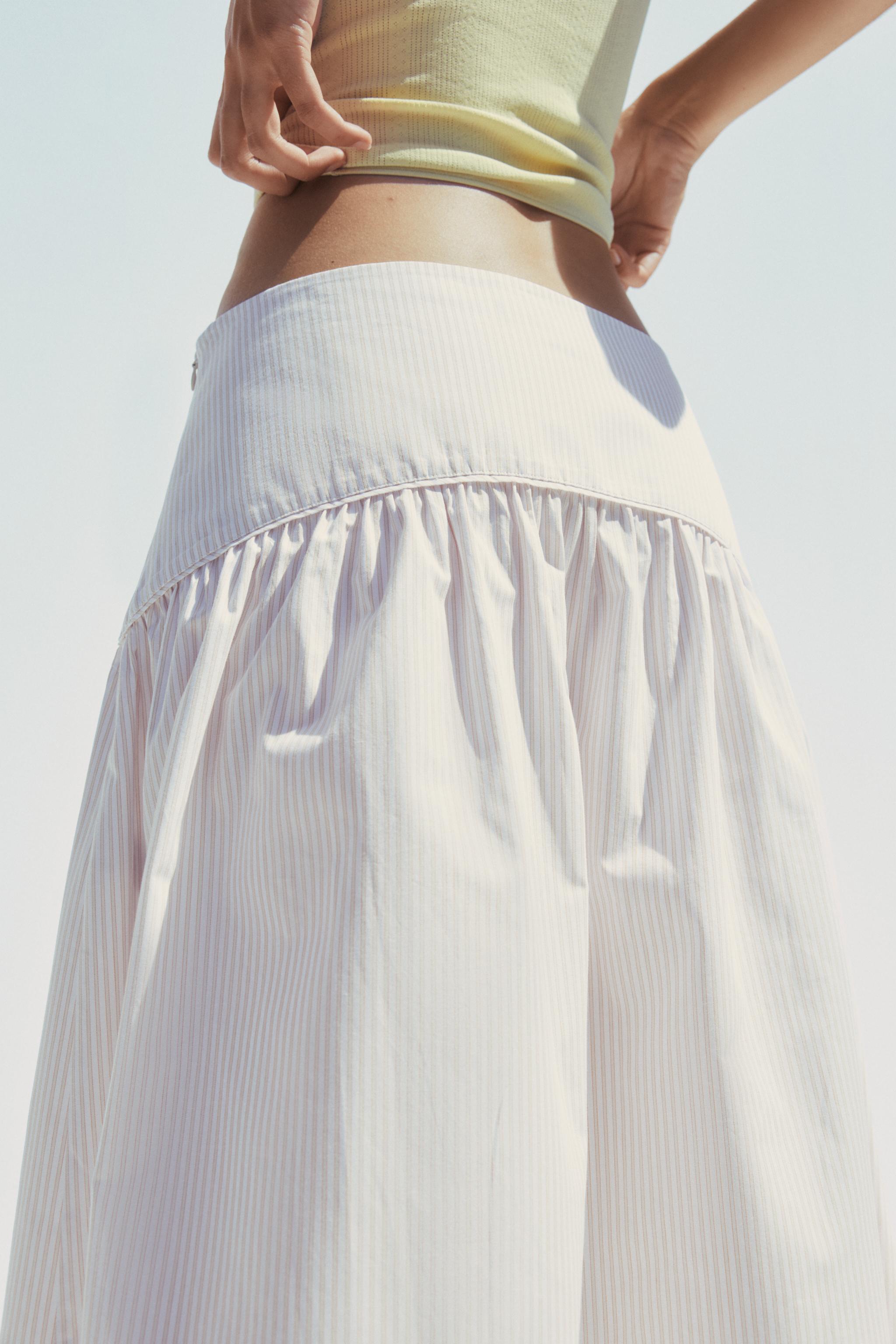 STRIPED MINI SKIRT