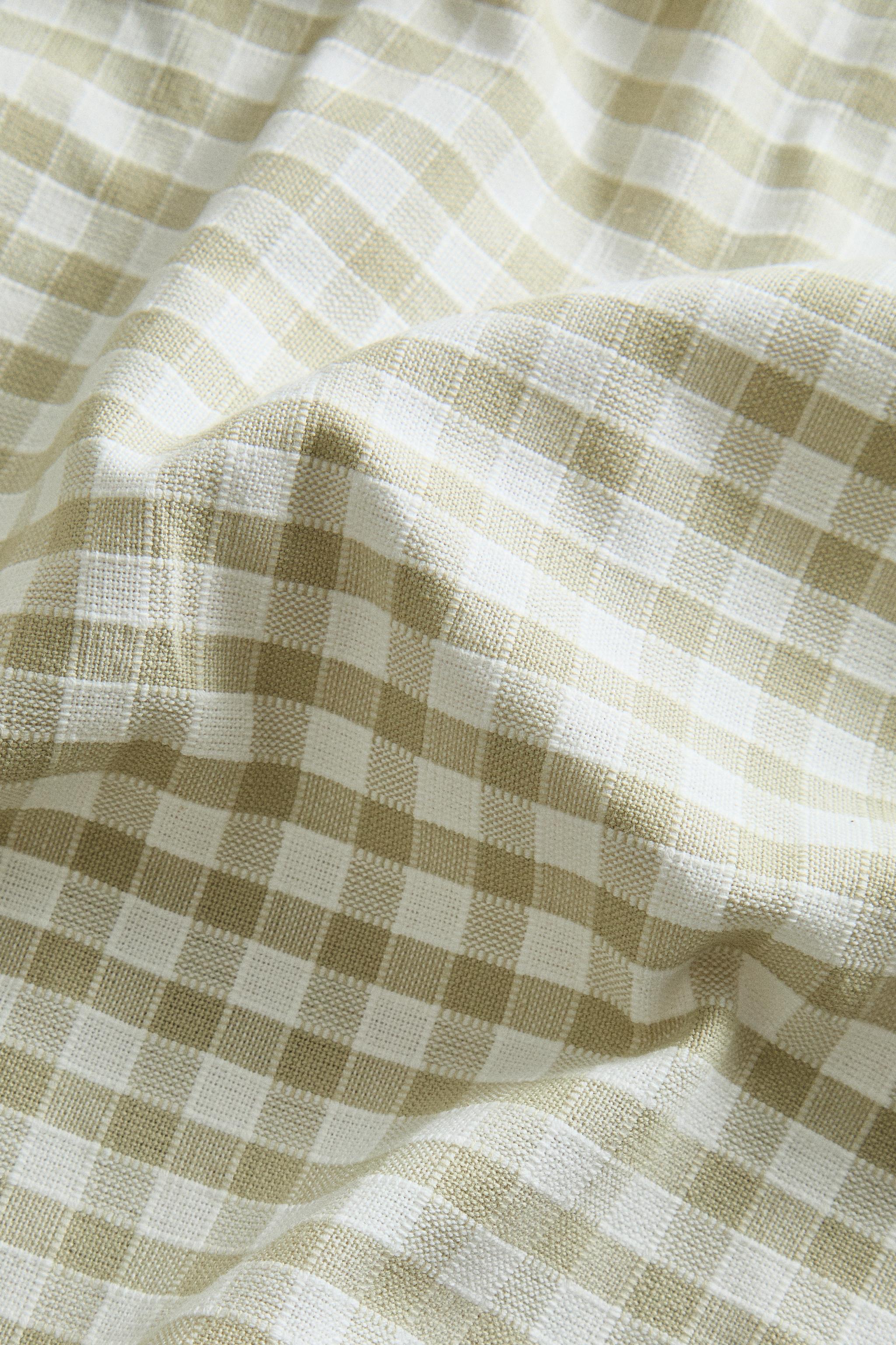 GINGHAM COTTON TABLECLOTH