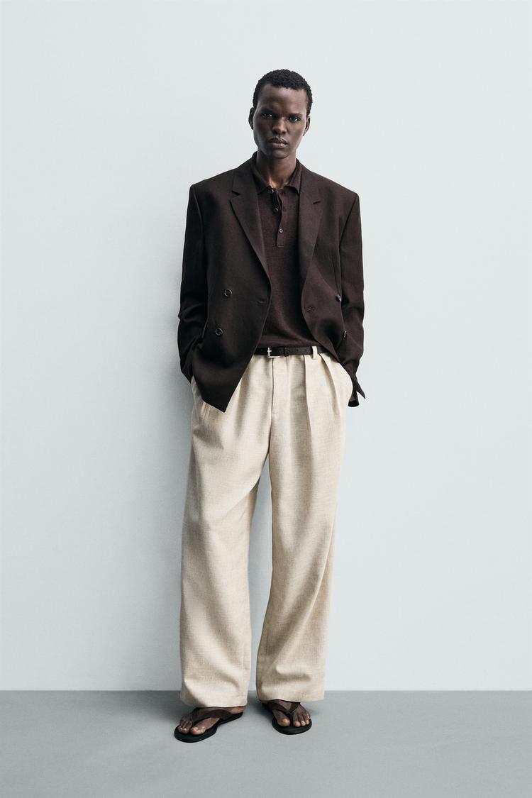 PLEATED RELAXED FIT PANTS - Zara product image