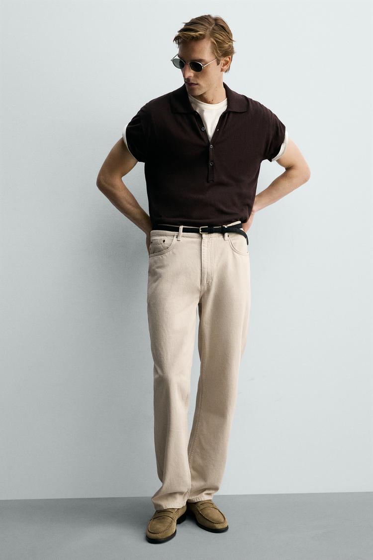 LEATHER PENNY LOAFERS - Zara product image