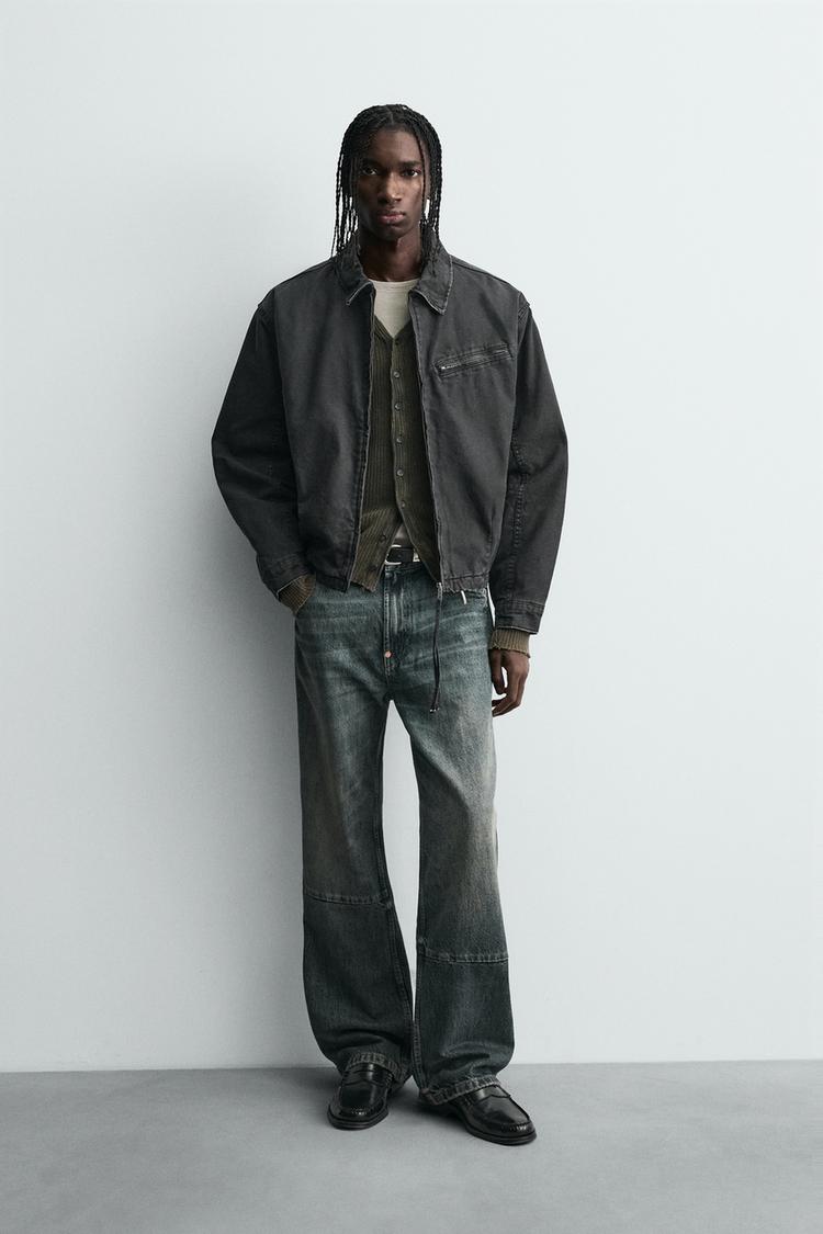 PADDED DENIM JACKET