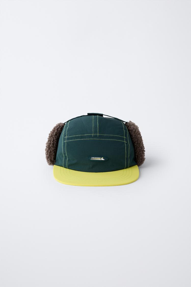 SHEARLING SKI COLLECTION CAP