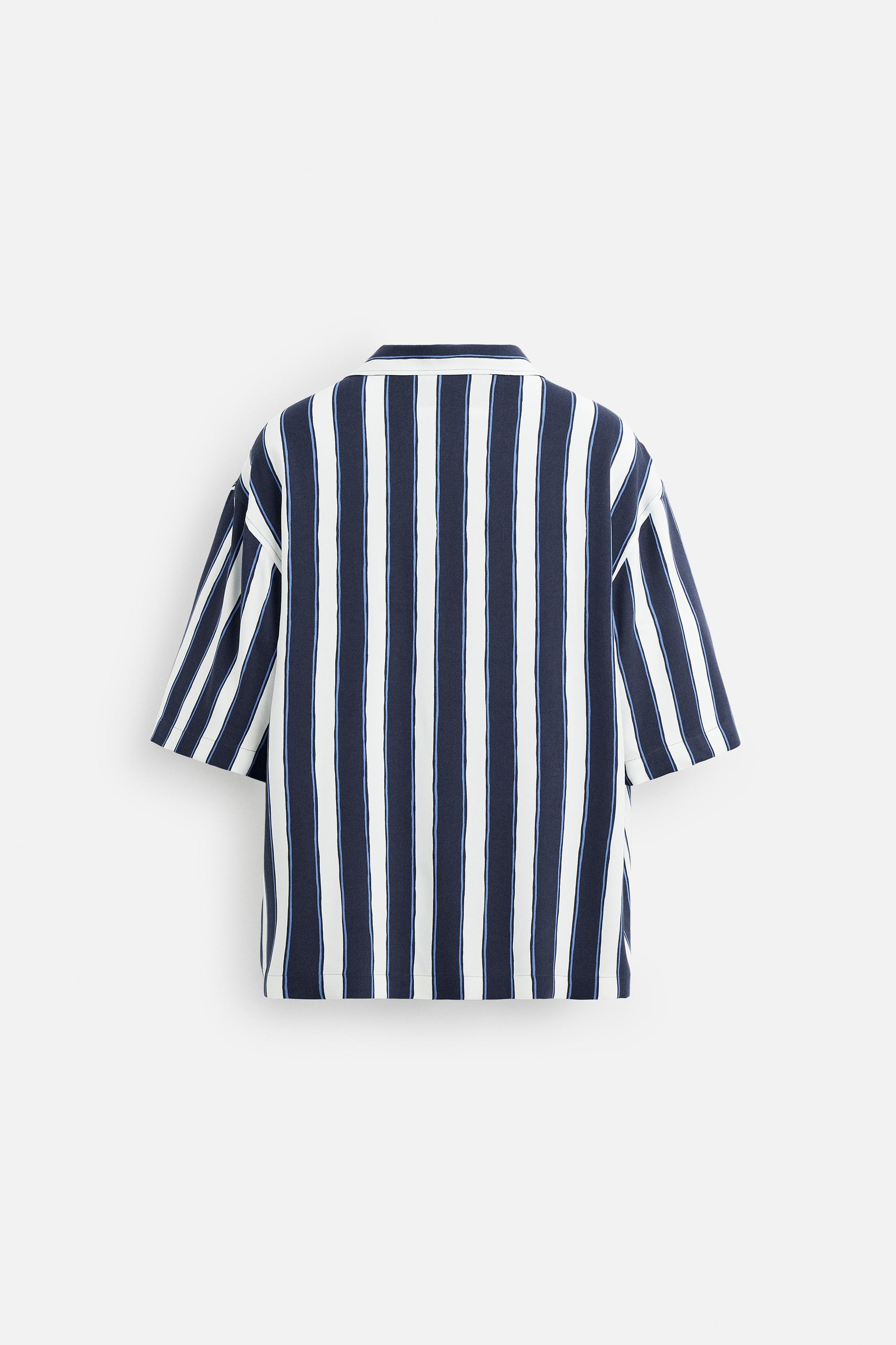 CHEMISE RAYURES VISCOSE