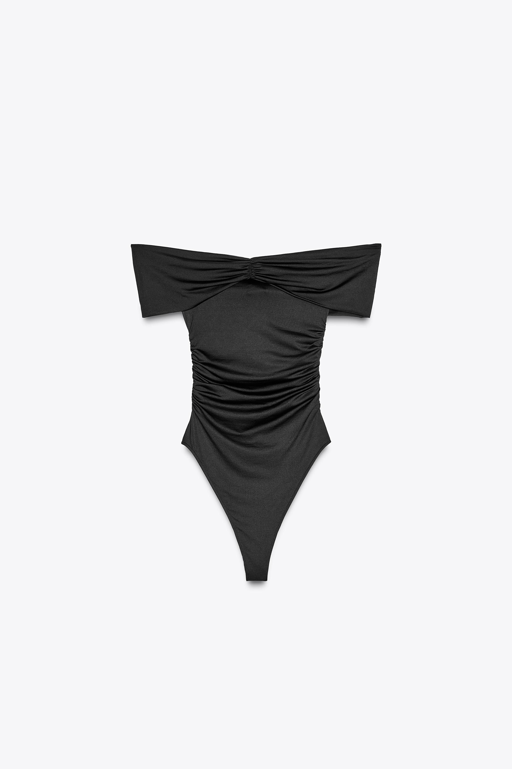 POLYAMIDE BANDEAU BODYSUIT