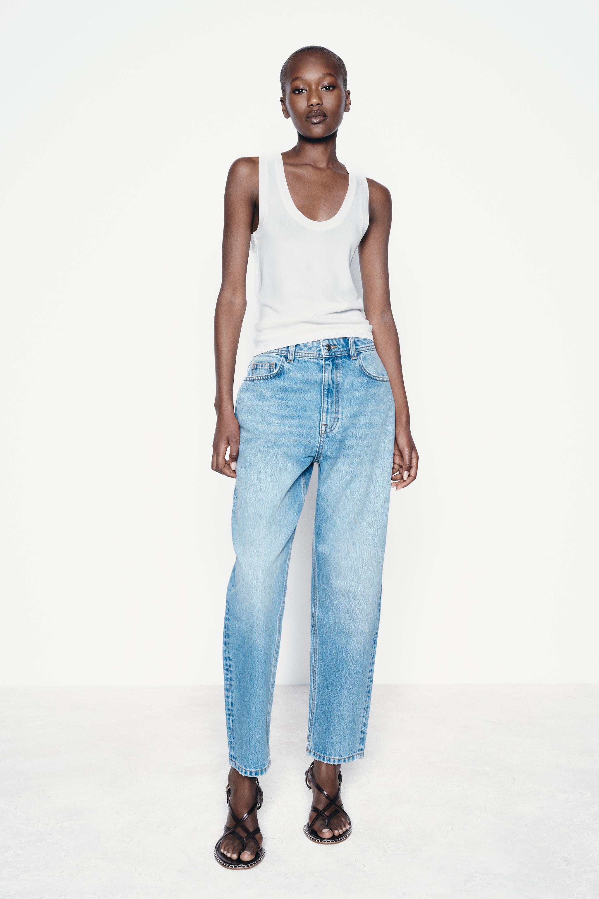 Zara mom fit jeans hotsell
