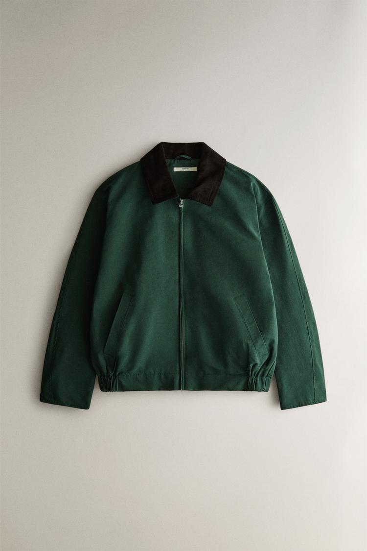 GREEN GOLF CARDIGAN - Zara product image