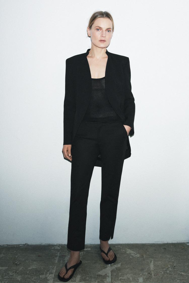 LIMITED EDITION ZW COLLECTION MINIMAL LONG BLAZER