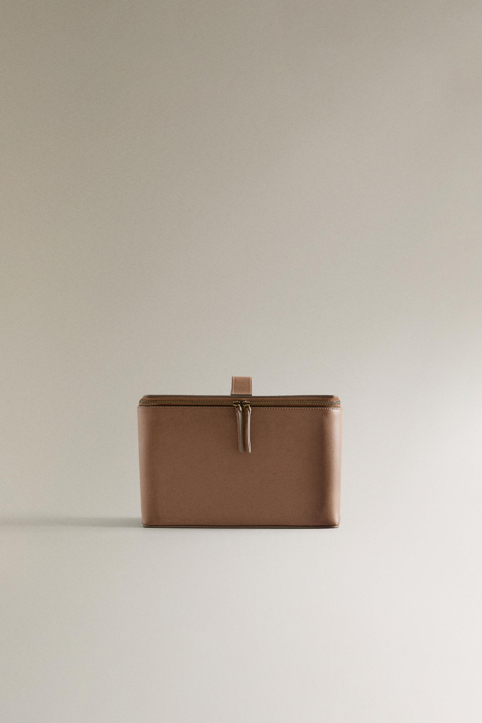 TROUSSE DE TOILETTE CUIR GRAND FORMAT
