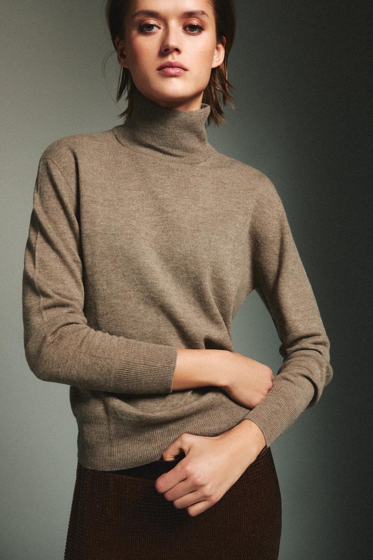 100% EXTRA SOFT WOOL JUMPER - Zara product image
