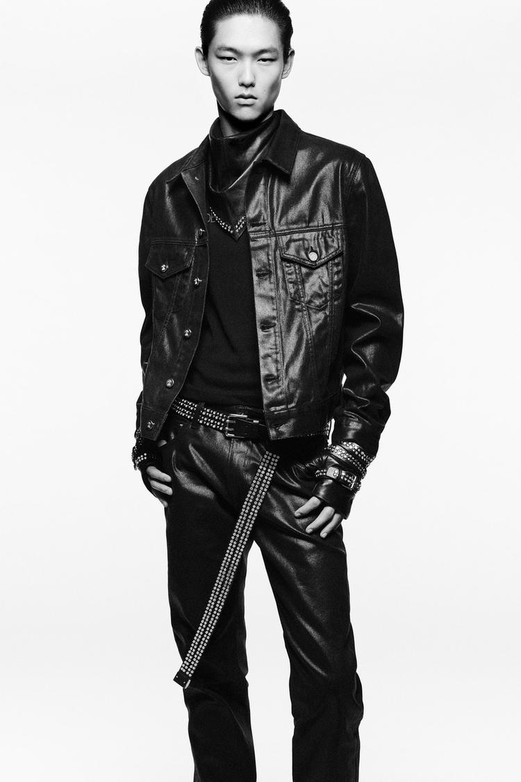 LUDOVIC DE SAINT SERNIN x ZARA WAXED SLIM FIT JEANS - Zara product image