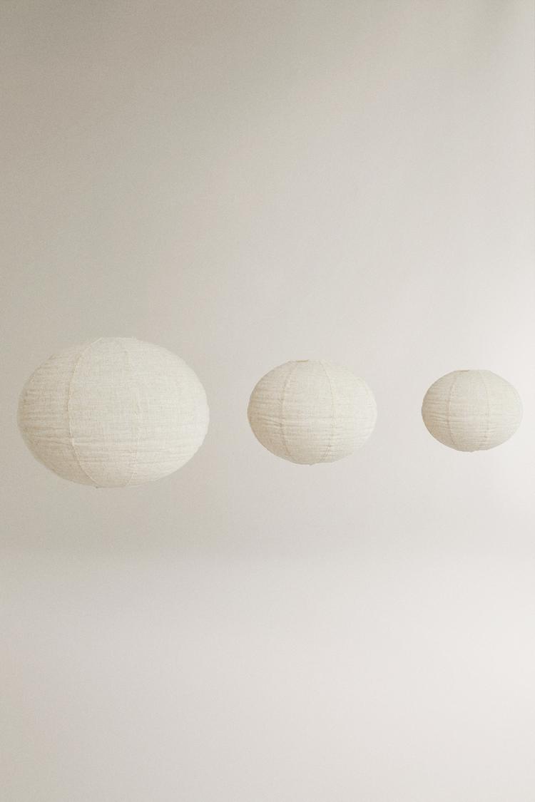 LINEN PENDANT LAMP LAMPSHADE - Zara product image