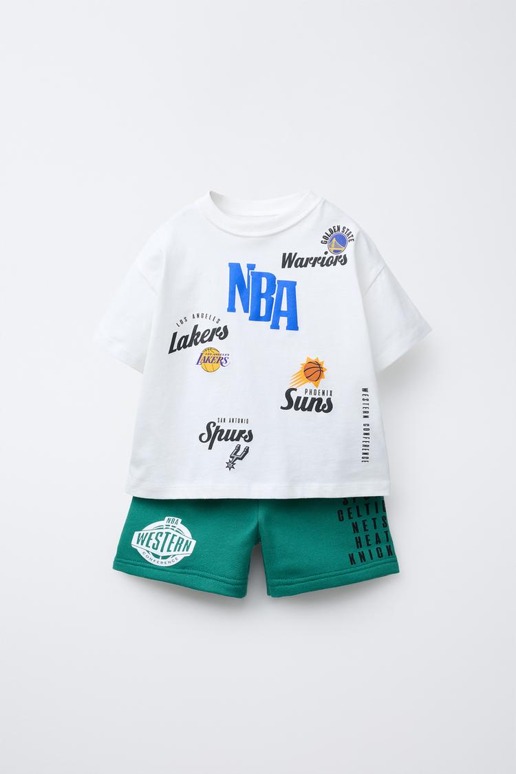 NBA TEAMS T-SHIRT AND BERMUDA SET