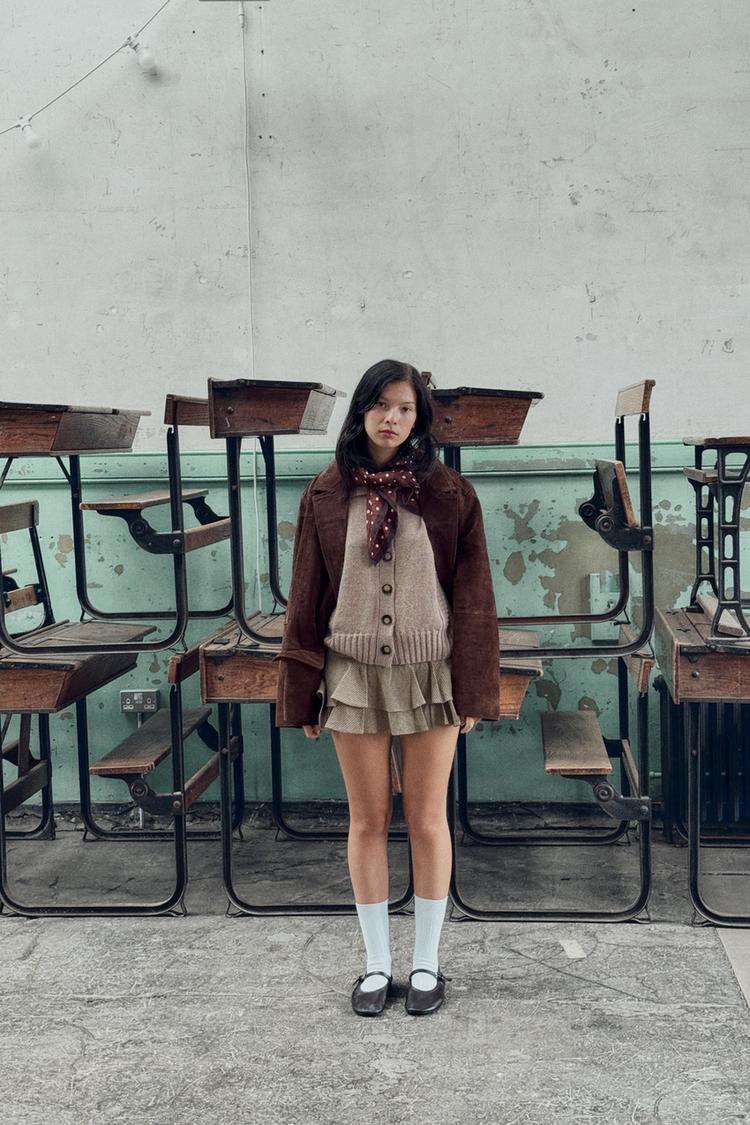 RIB TRIM CARDIGAN