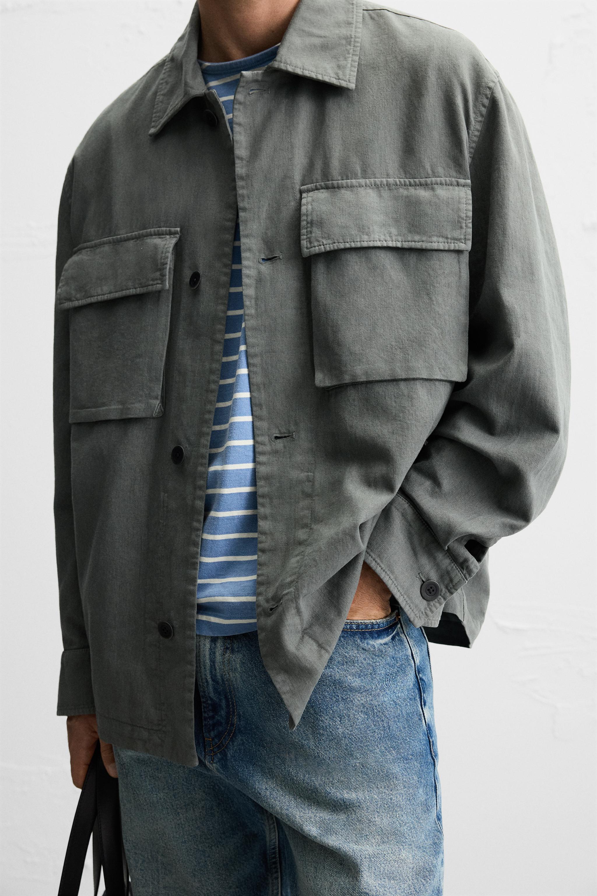LINEN - COTTON POCKET JACKET