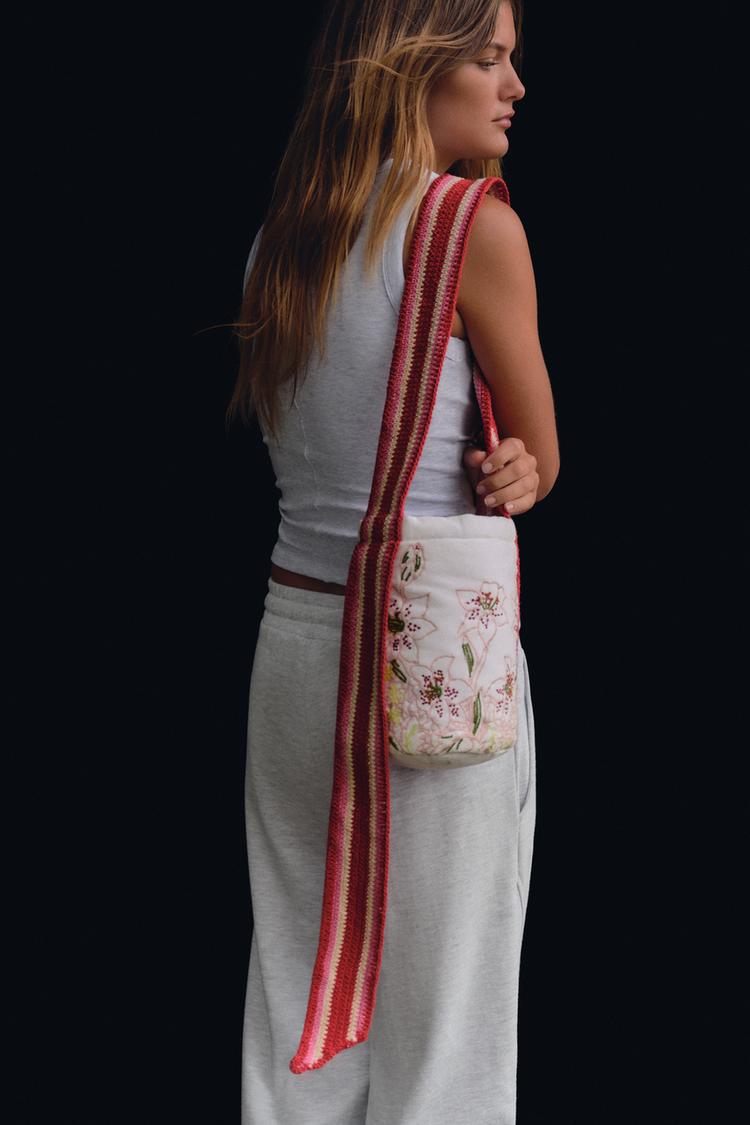 FANTASY FABRIC MINI BUCKET BAG - Zara product image