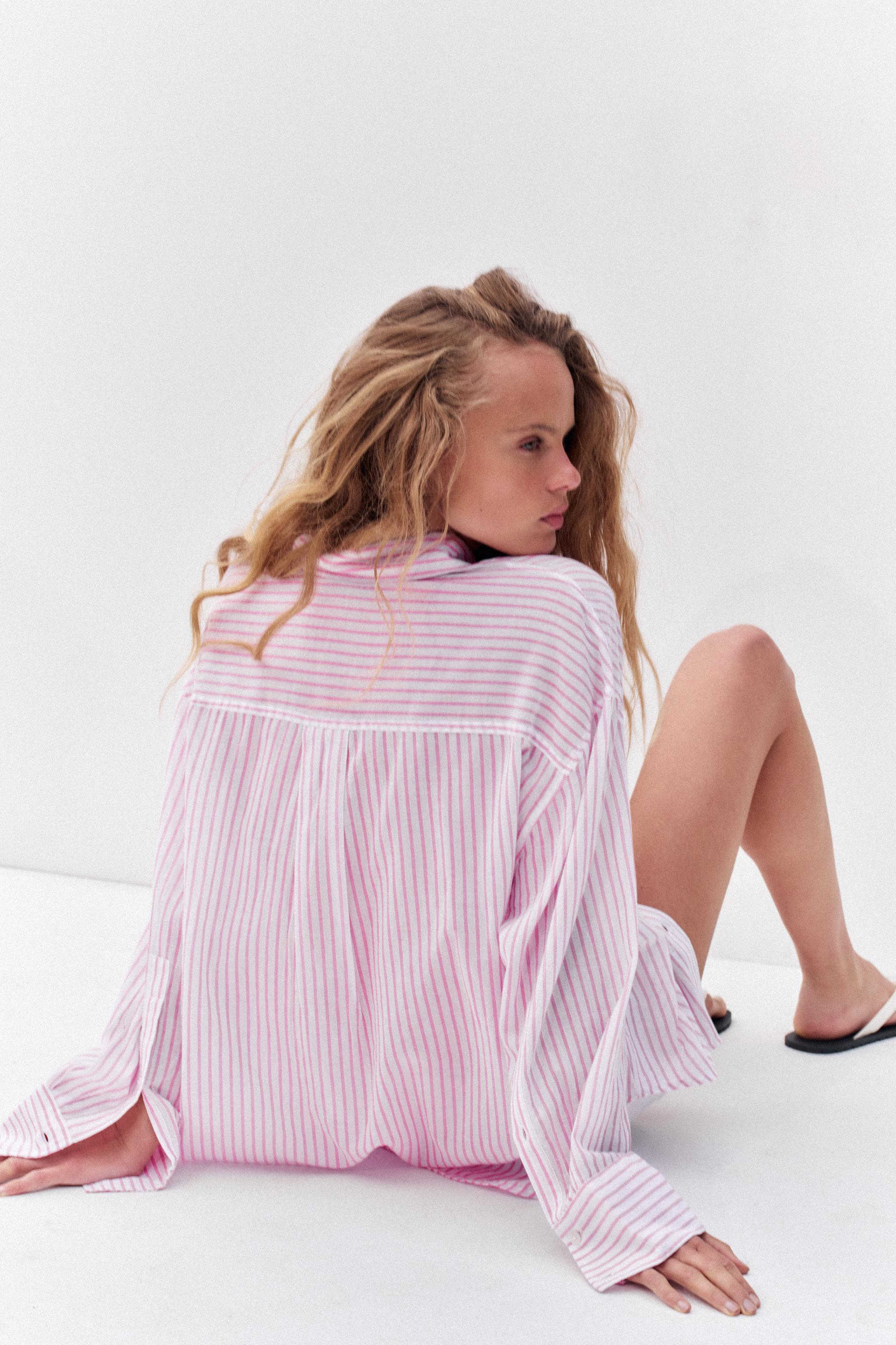 CHEMISE OVERSIZE RAYURES