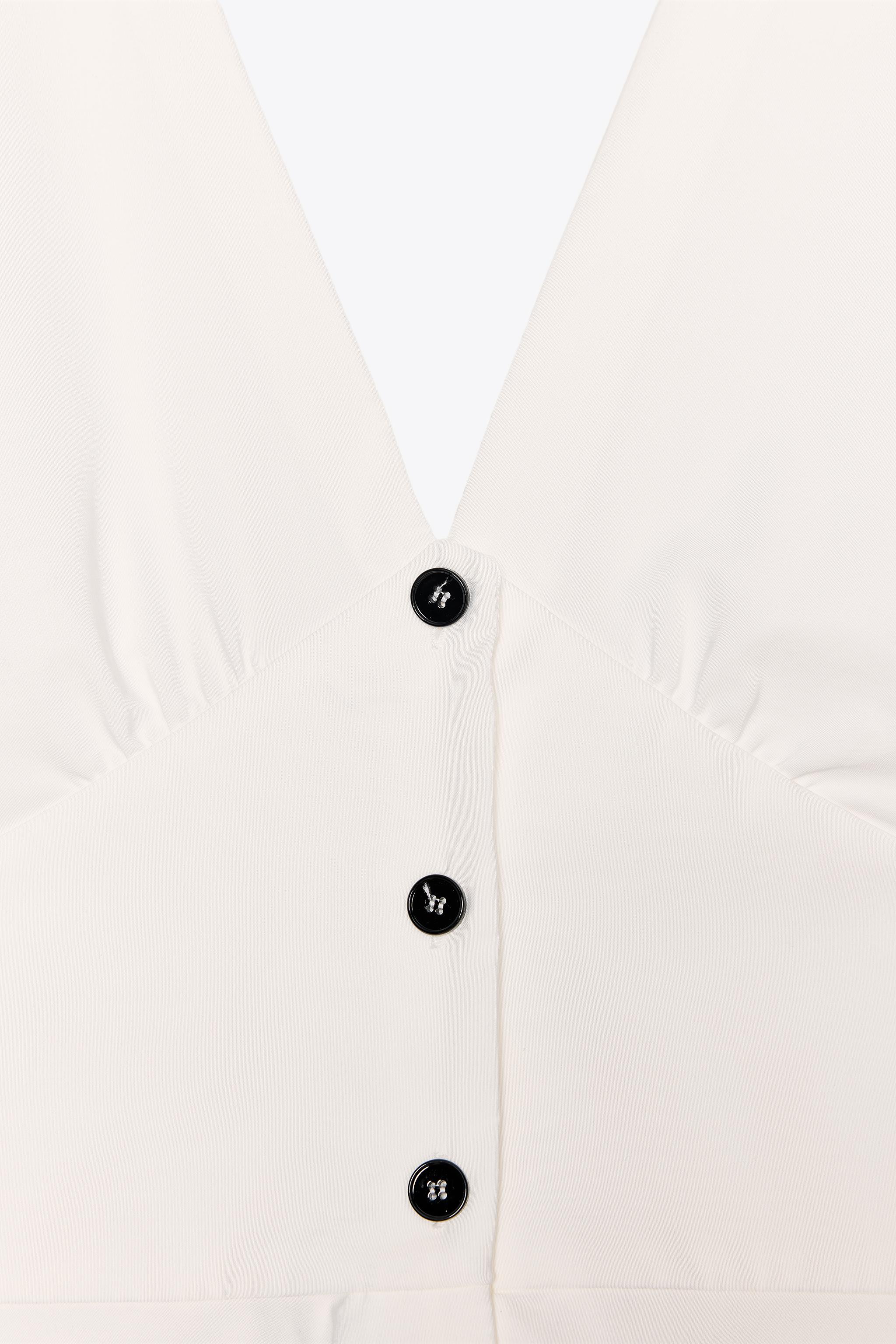 ZW COLLECTION MIDI BUTTON DRESS
