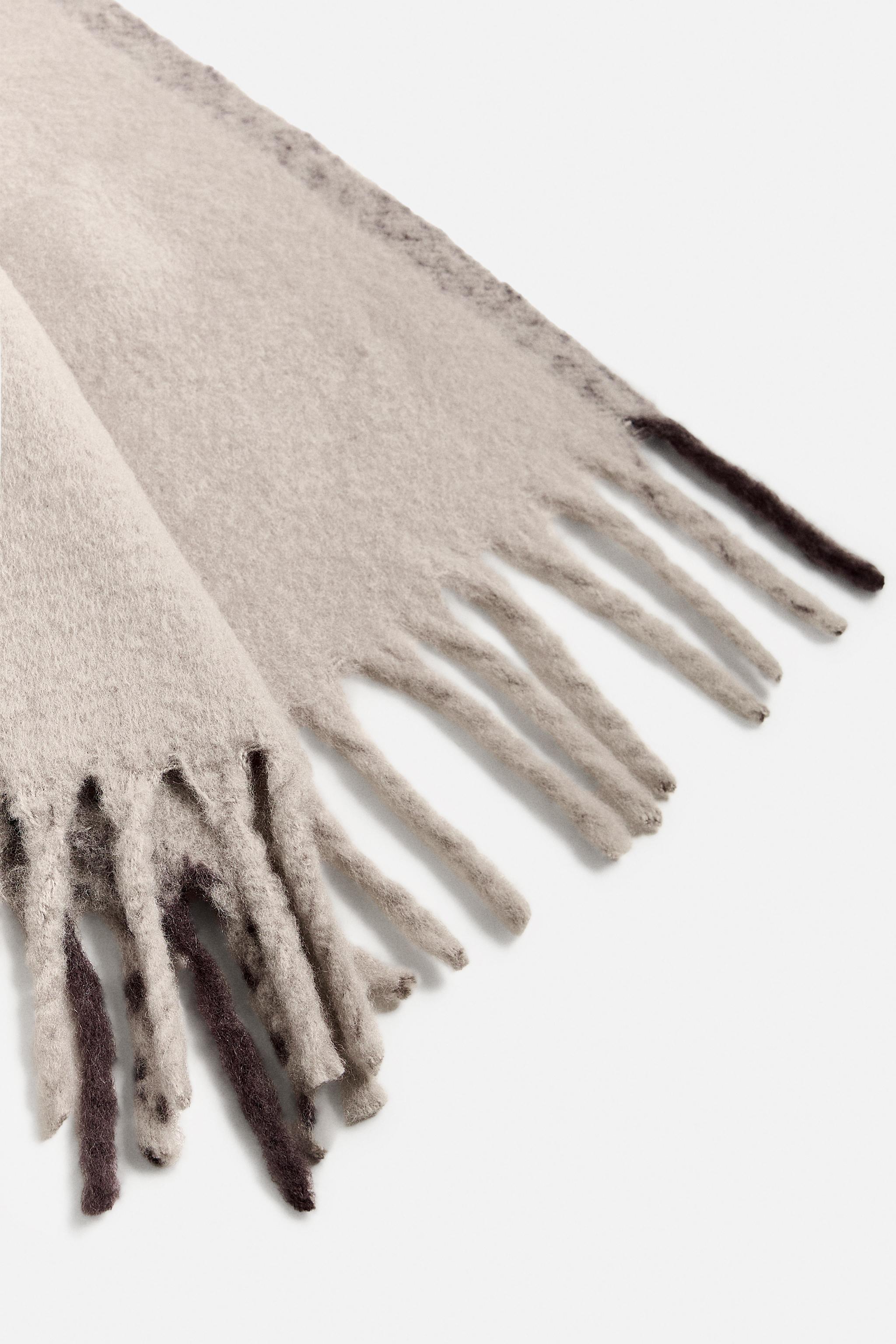 FRINGED SCARF