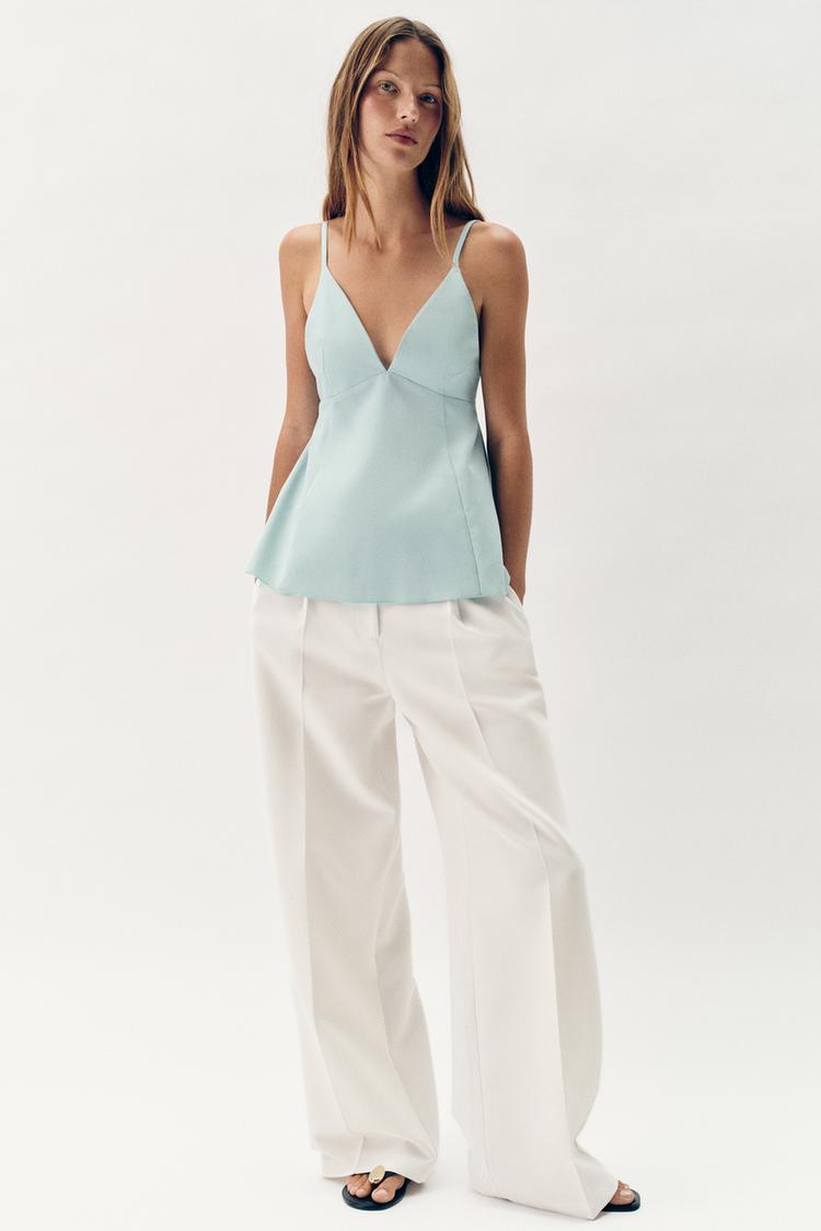 PEPLUM CAMISOLE - Zara product image