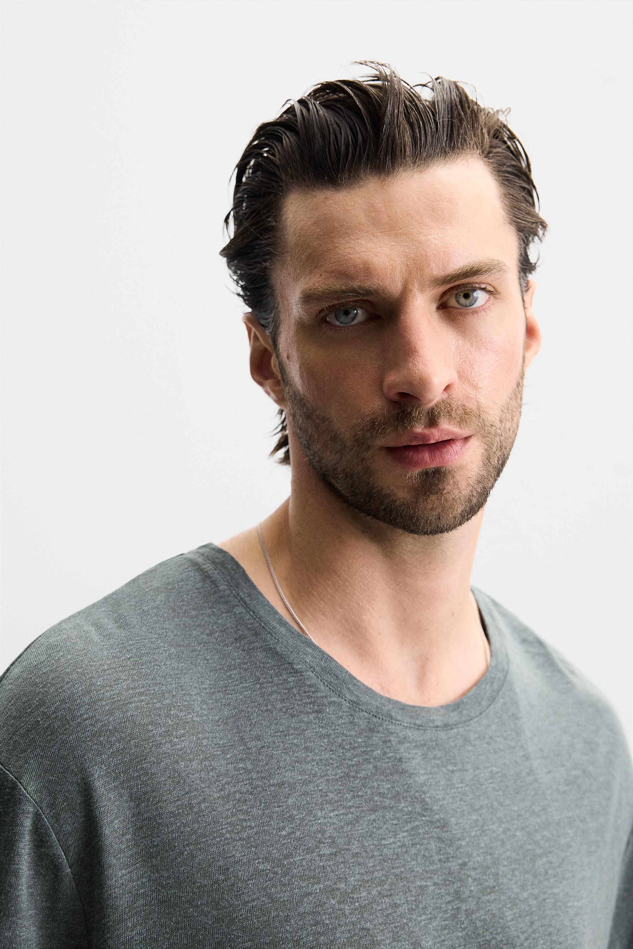 LINEN BLEND T-SHIRT