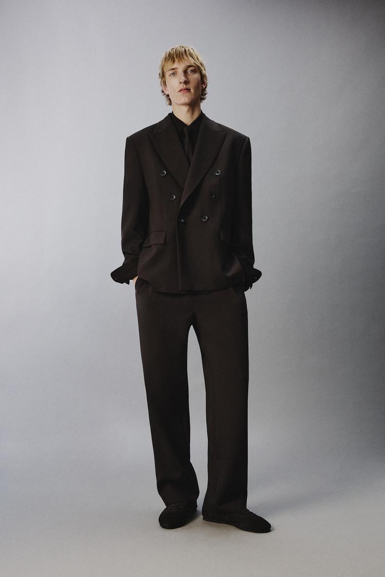 100% LINEN SUIT PANTS - Zara product image