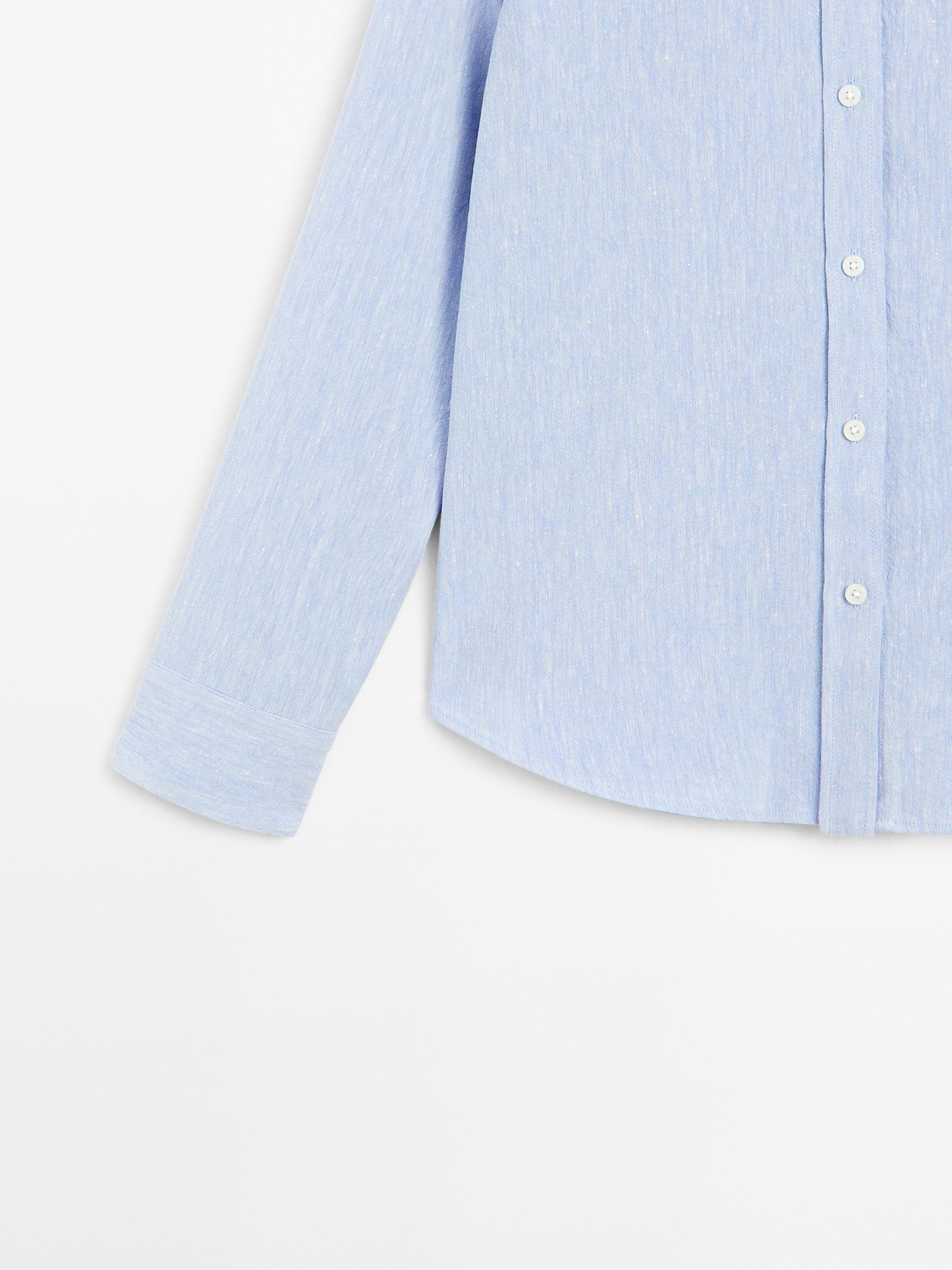 Long sleeve linen shirt