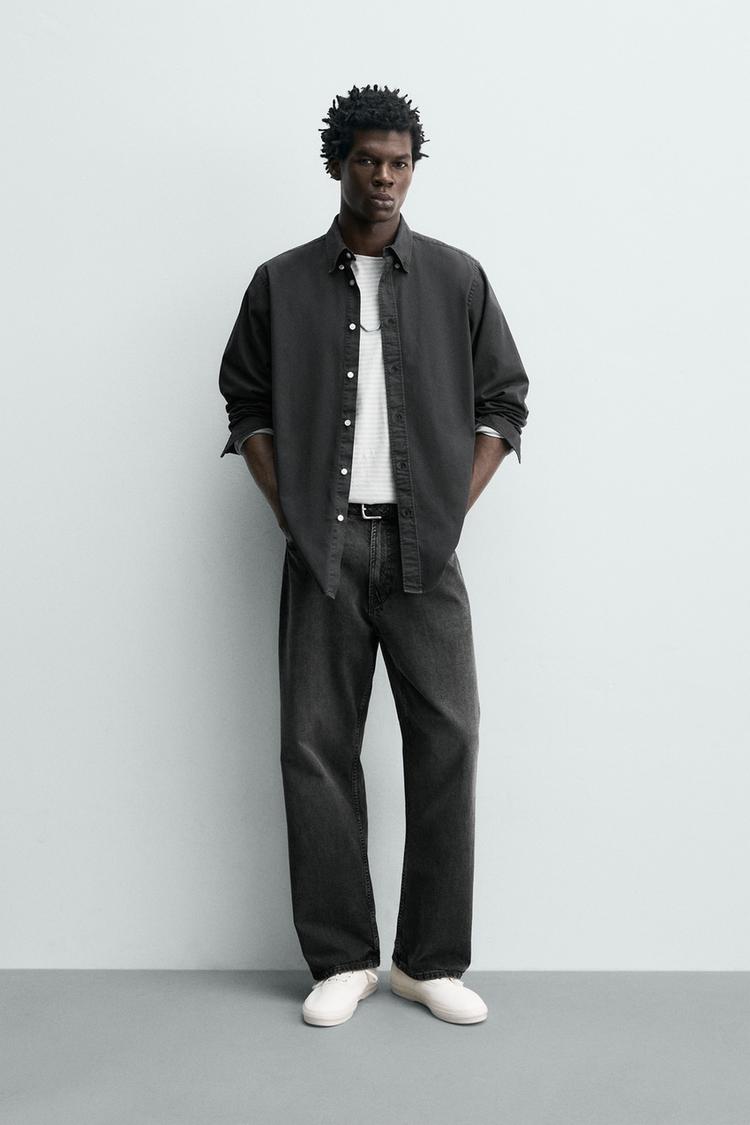 REGULAR FIT COTTON SHIRT - Zara product image