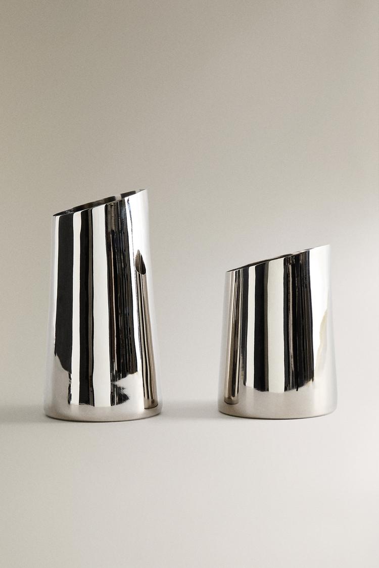 STEEL VASE - Zara product image