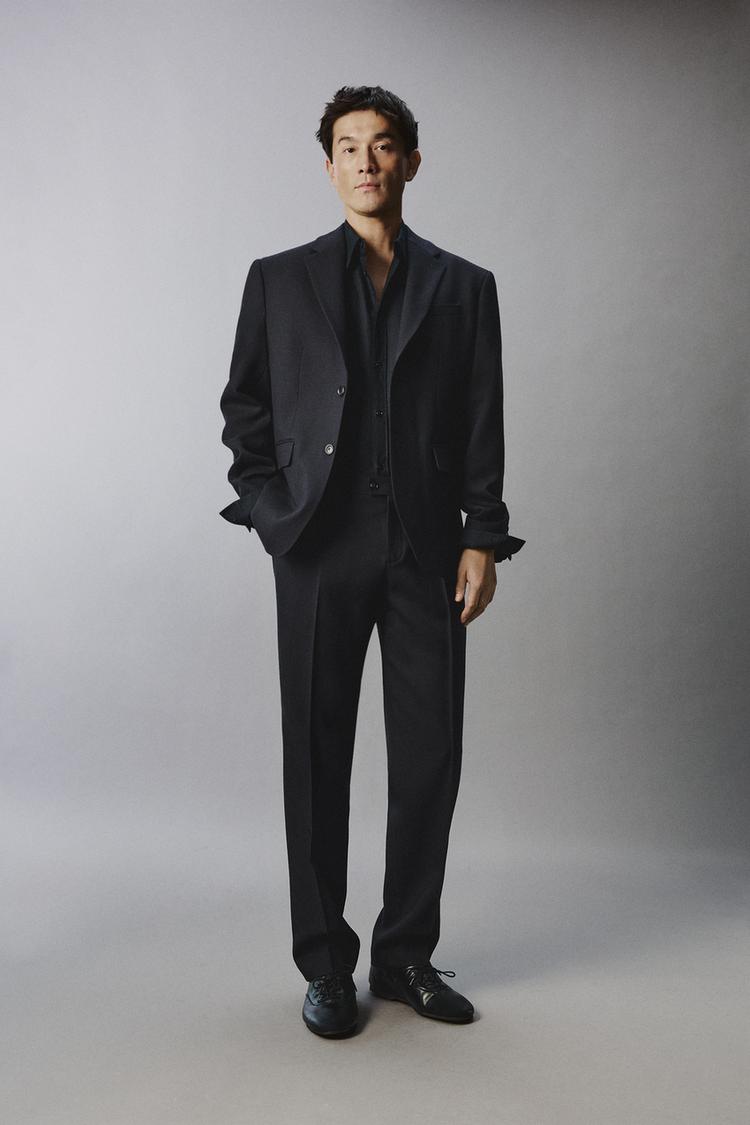 100% WOOL SUIT PANTS - Zara product image