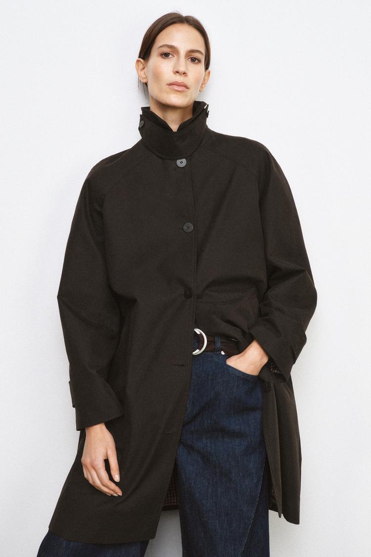 OVERSIZED ZW COLLECTION TRENCH COAT - Zara product image