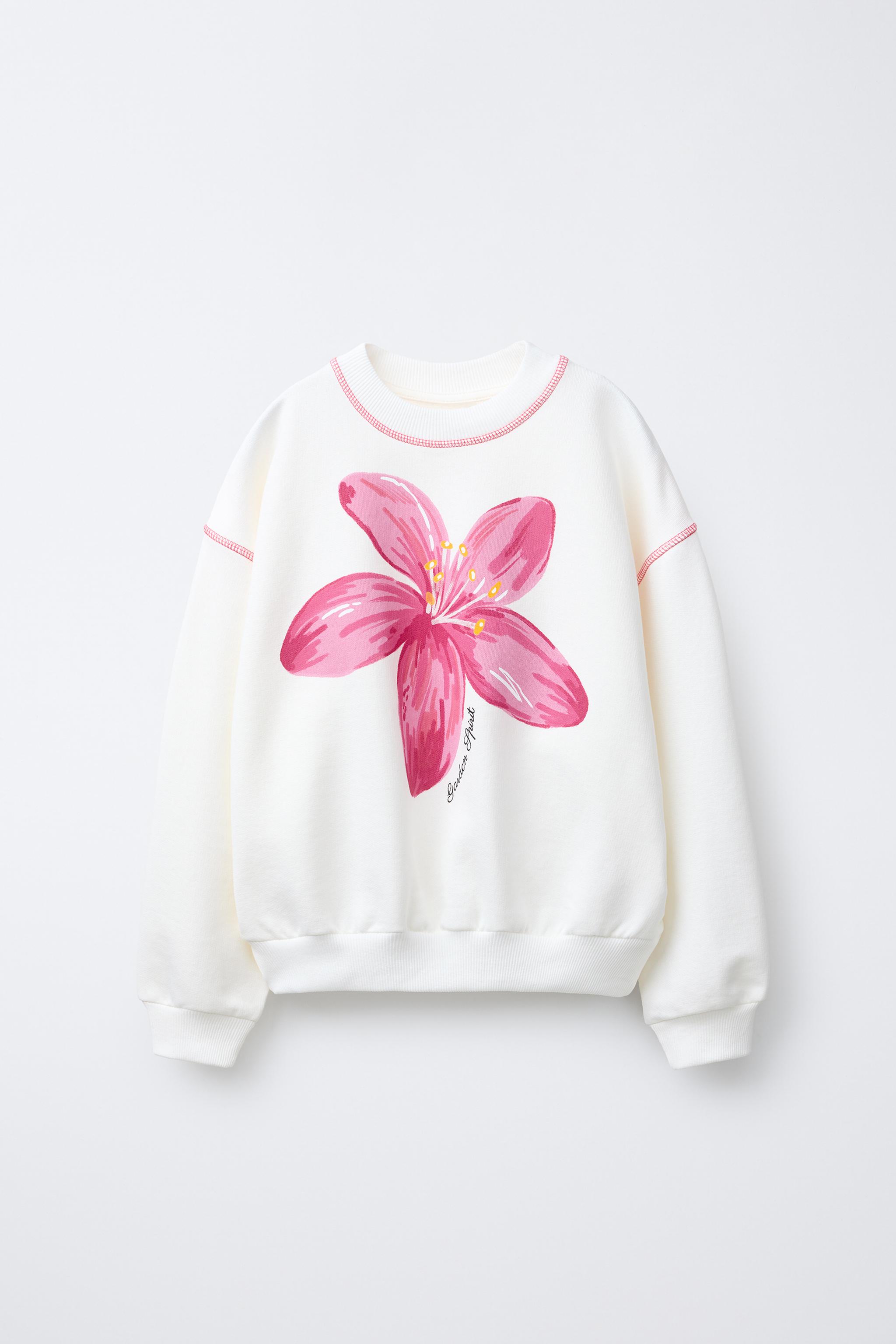 FLORAL SWEATSHIRT