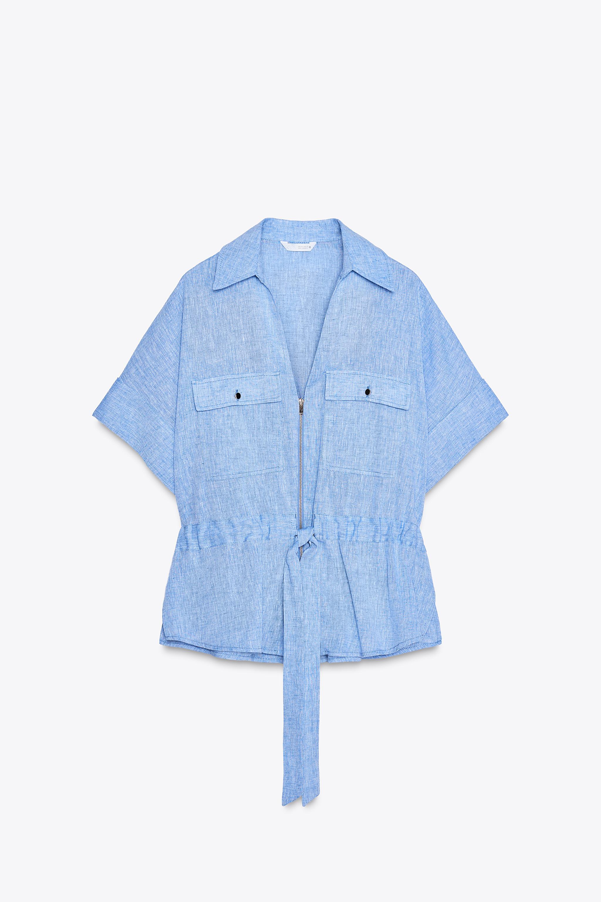 CHEMISE SAFARI AVEC LIN