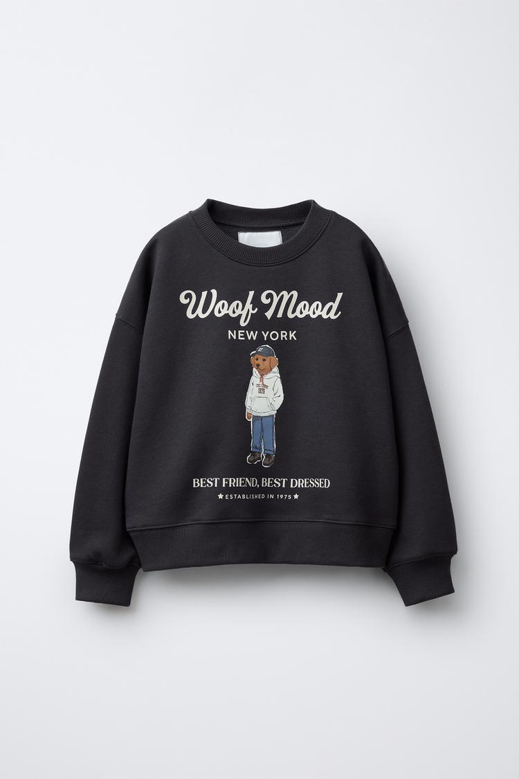 DOG PRINT SWEATSHIRT - Zara product image