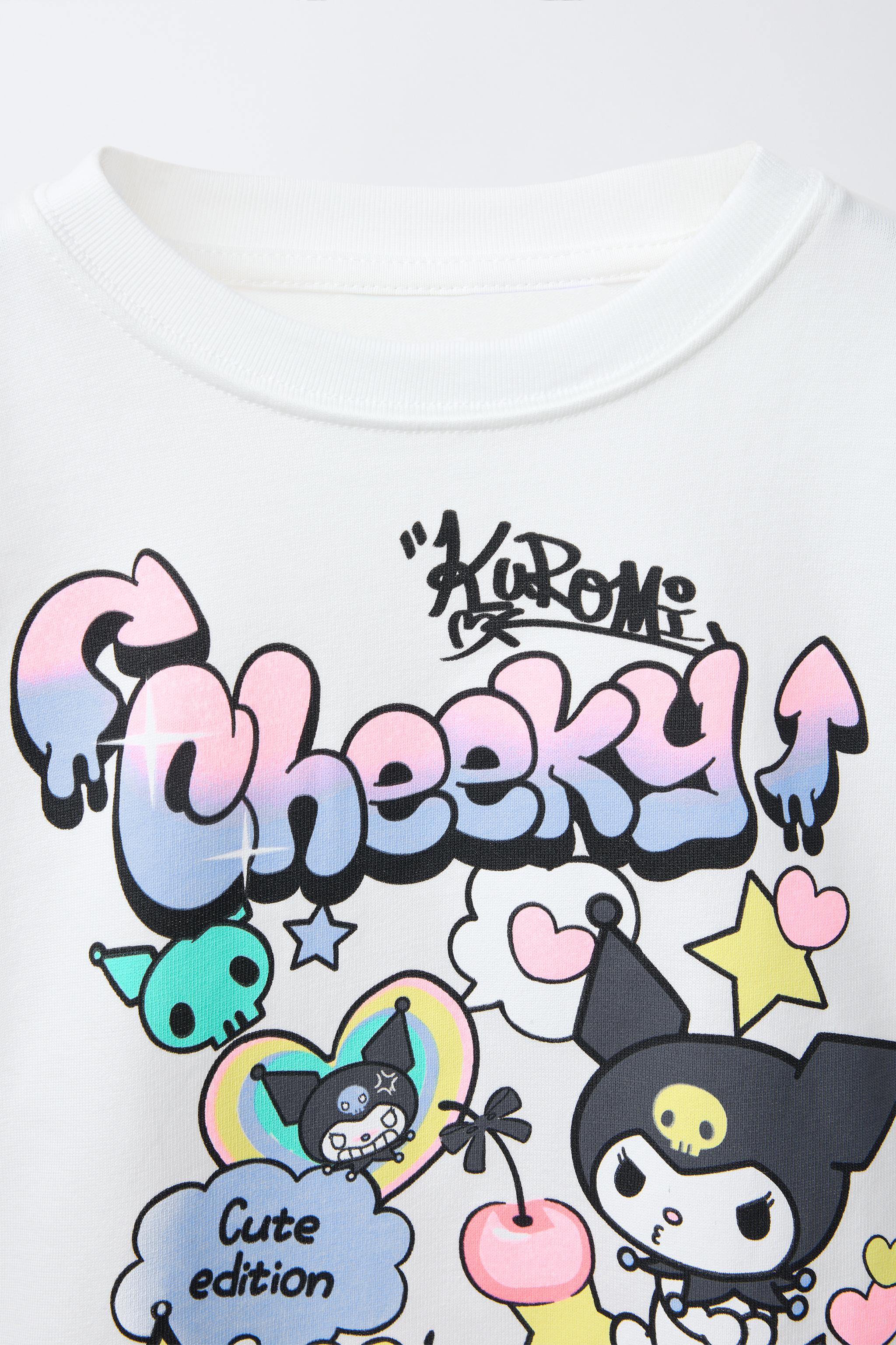 T-SHIRT IMPRIMÉ KUROMI © SANRIO