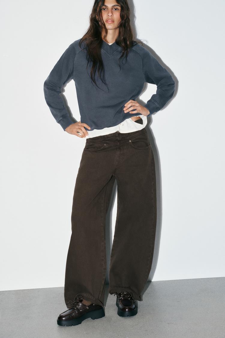 LEATHER PLATFORM LOAFERS - Zara product image
