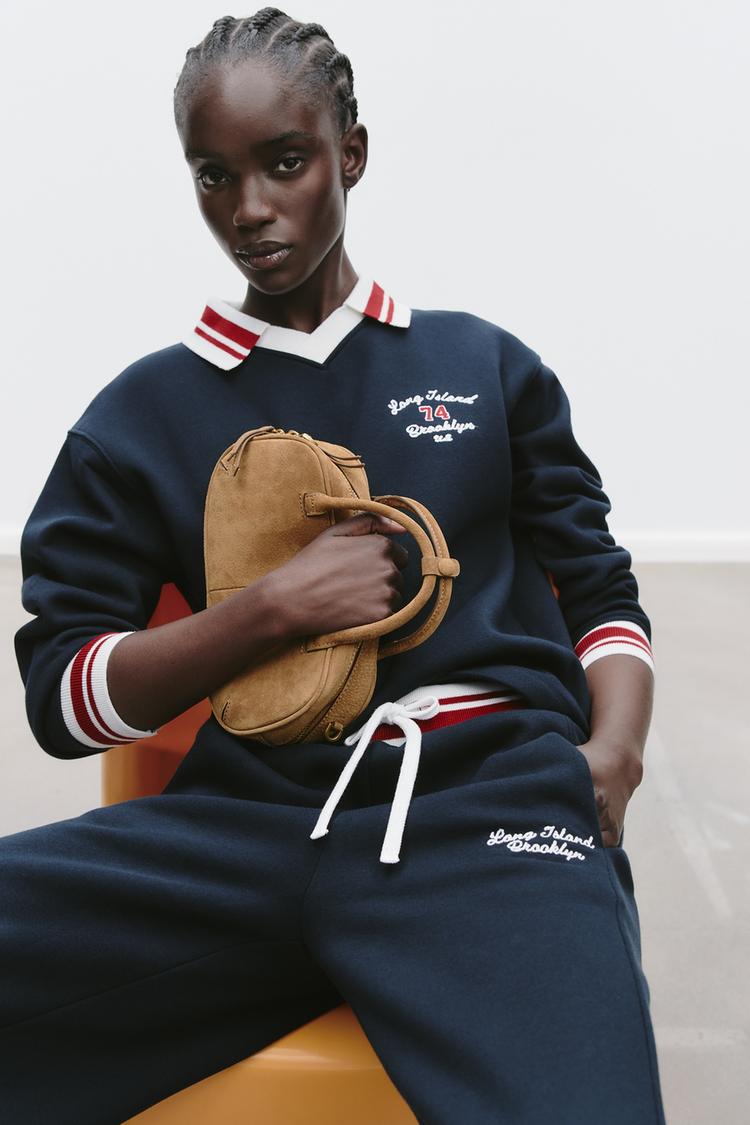 MINI LEATHER BOWLING BAG - Zara product image