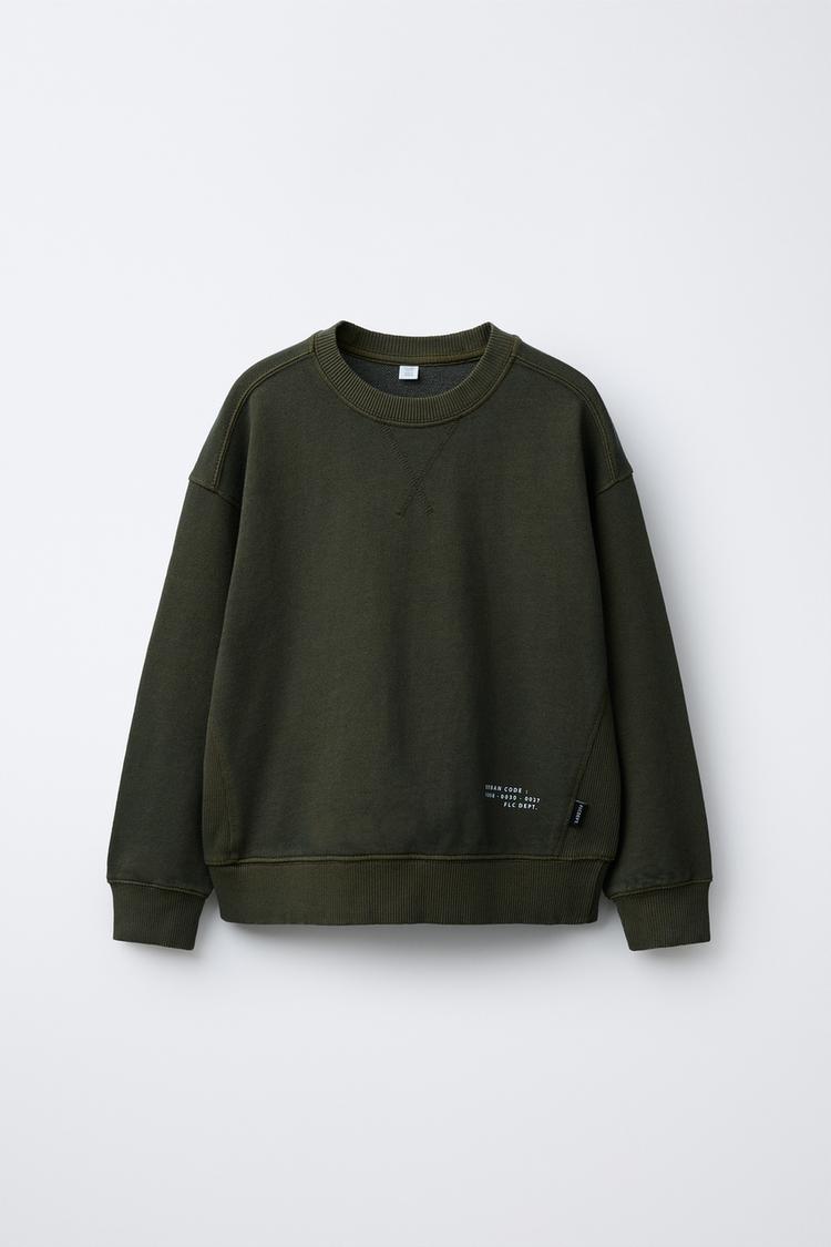 GARMENT DYE SWEATSHIRT - Zara product image