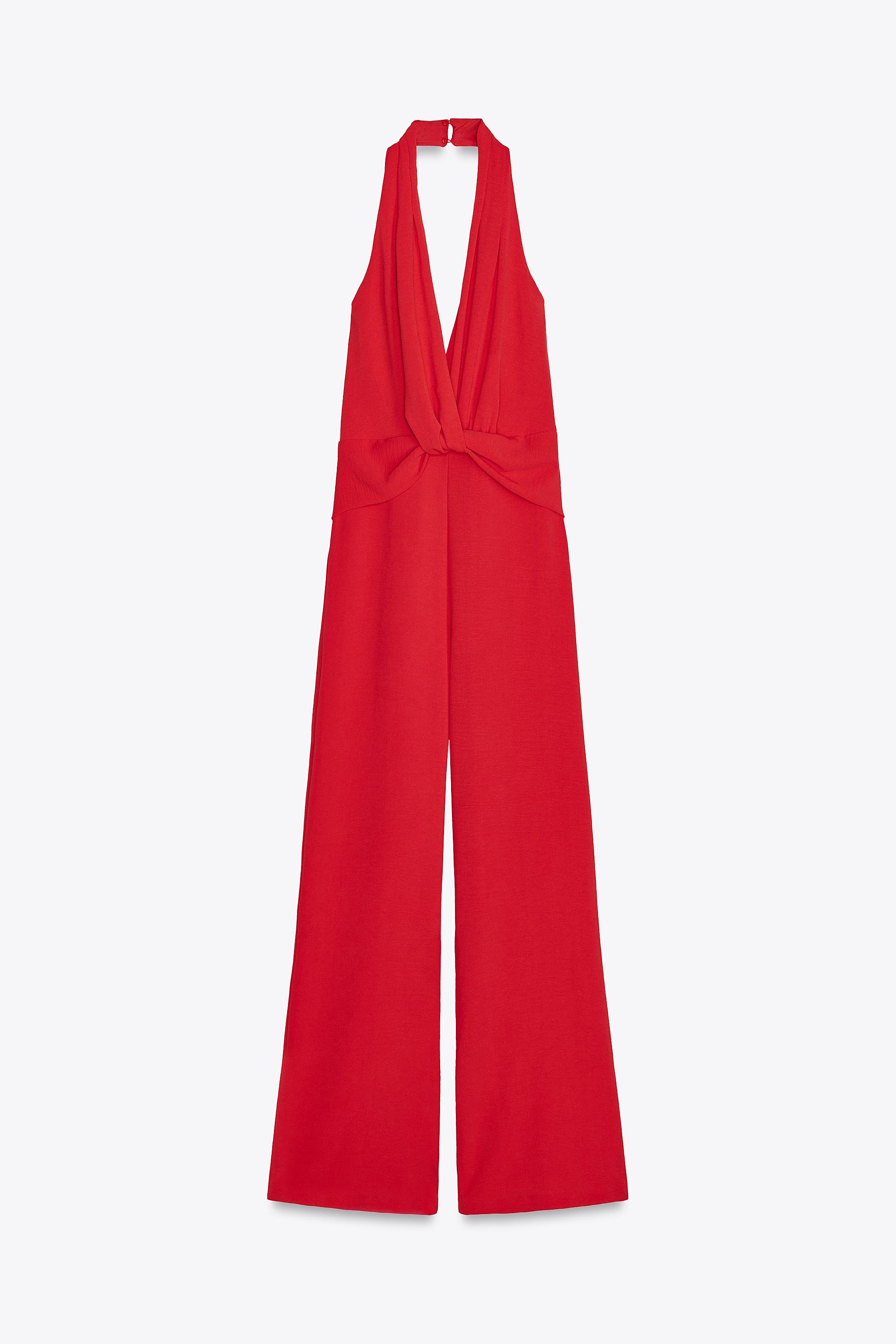 HALTER KNOT JUMPSUIT
