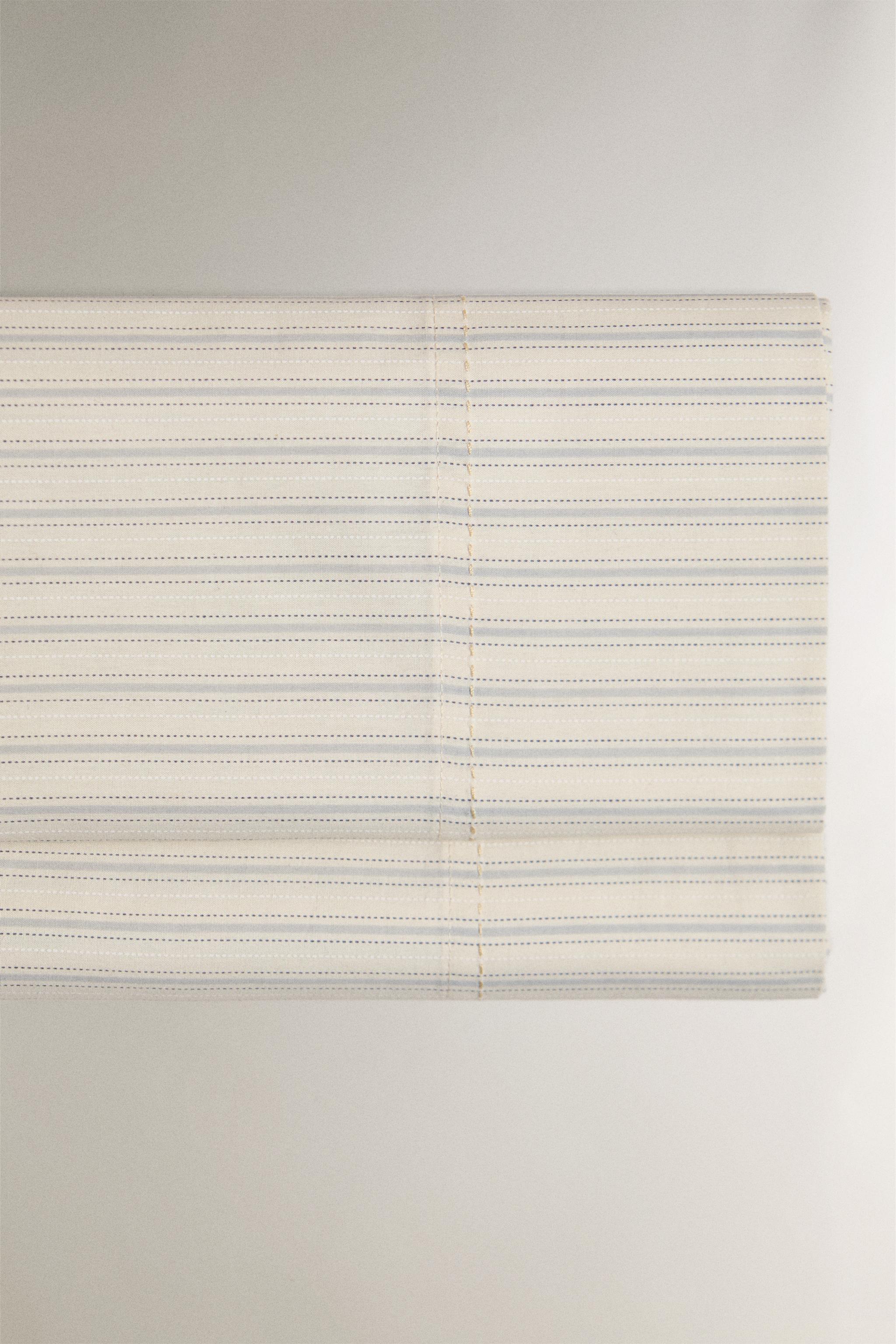 CHILDREN'S STRIPED FLAT SHEET