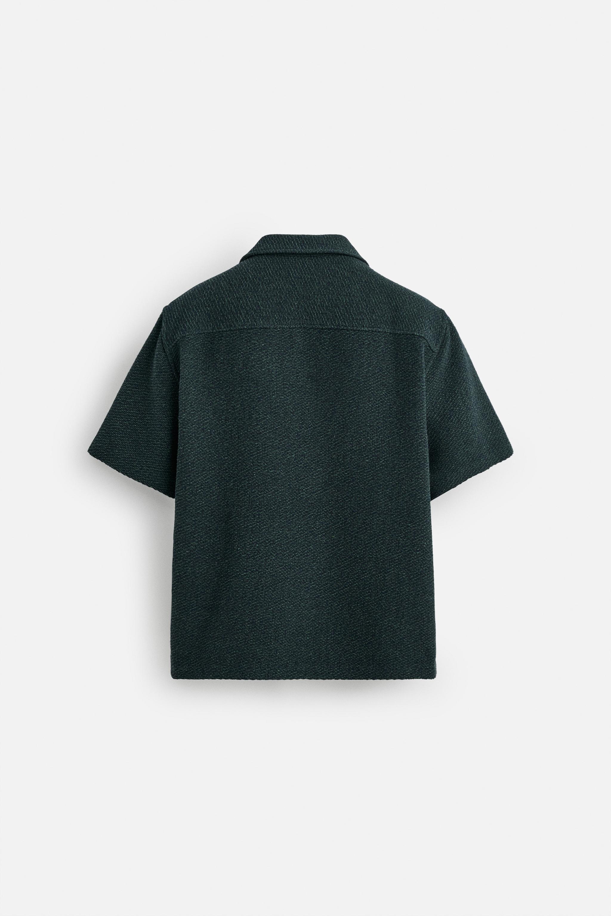 RELAXED FIT TEXTURED SHIRT