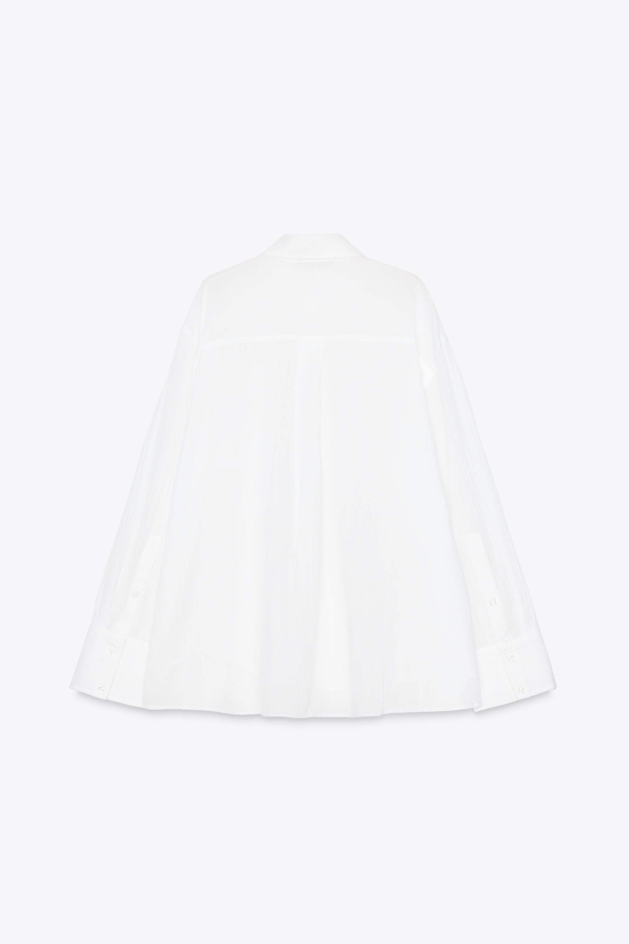CHEMISE OVERSIZE EN GASE