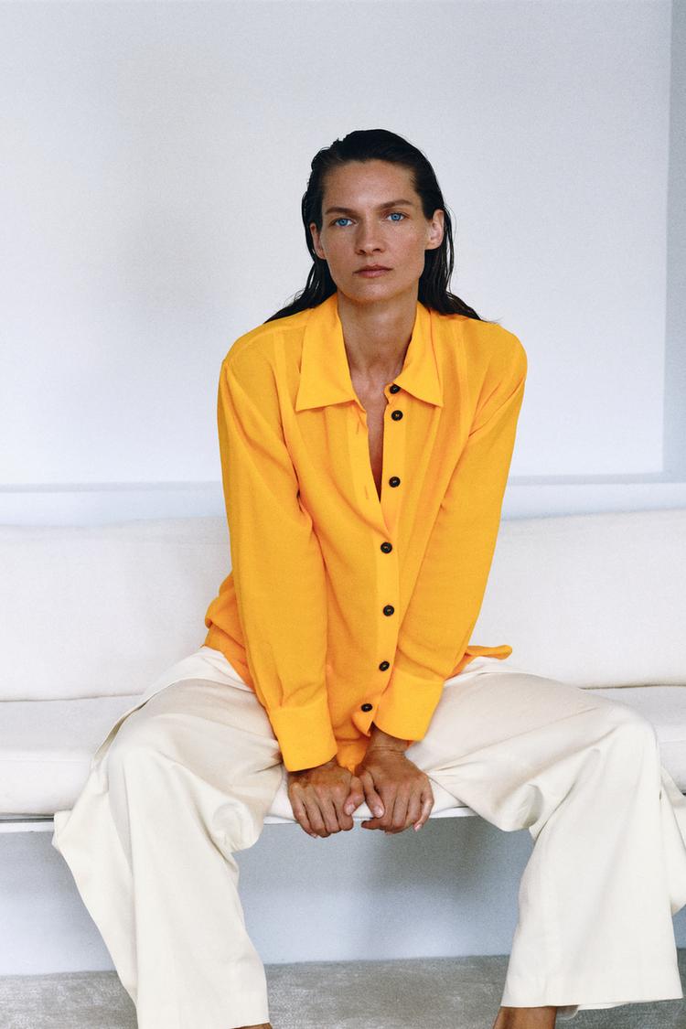 ZW COLLECTION FLOWY SHIRT - Zara product image