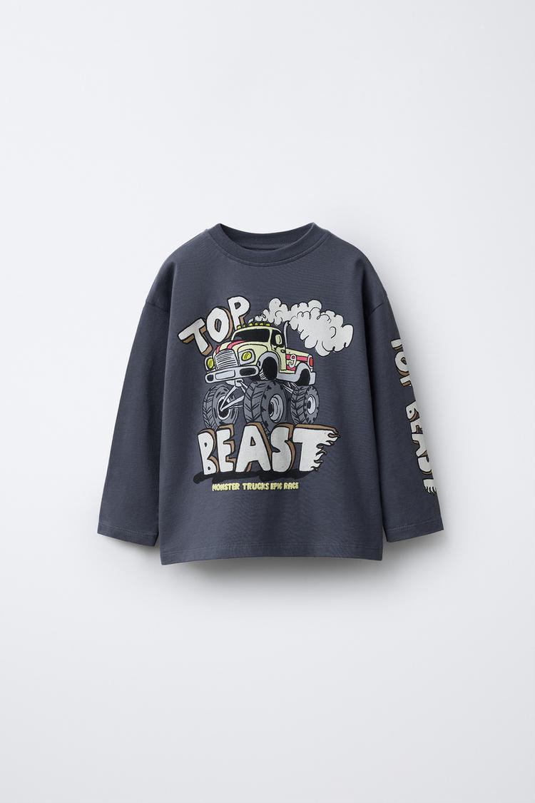 MONSTERS WHEELS © PRINTED T-SHIRT - Zara product image