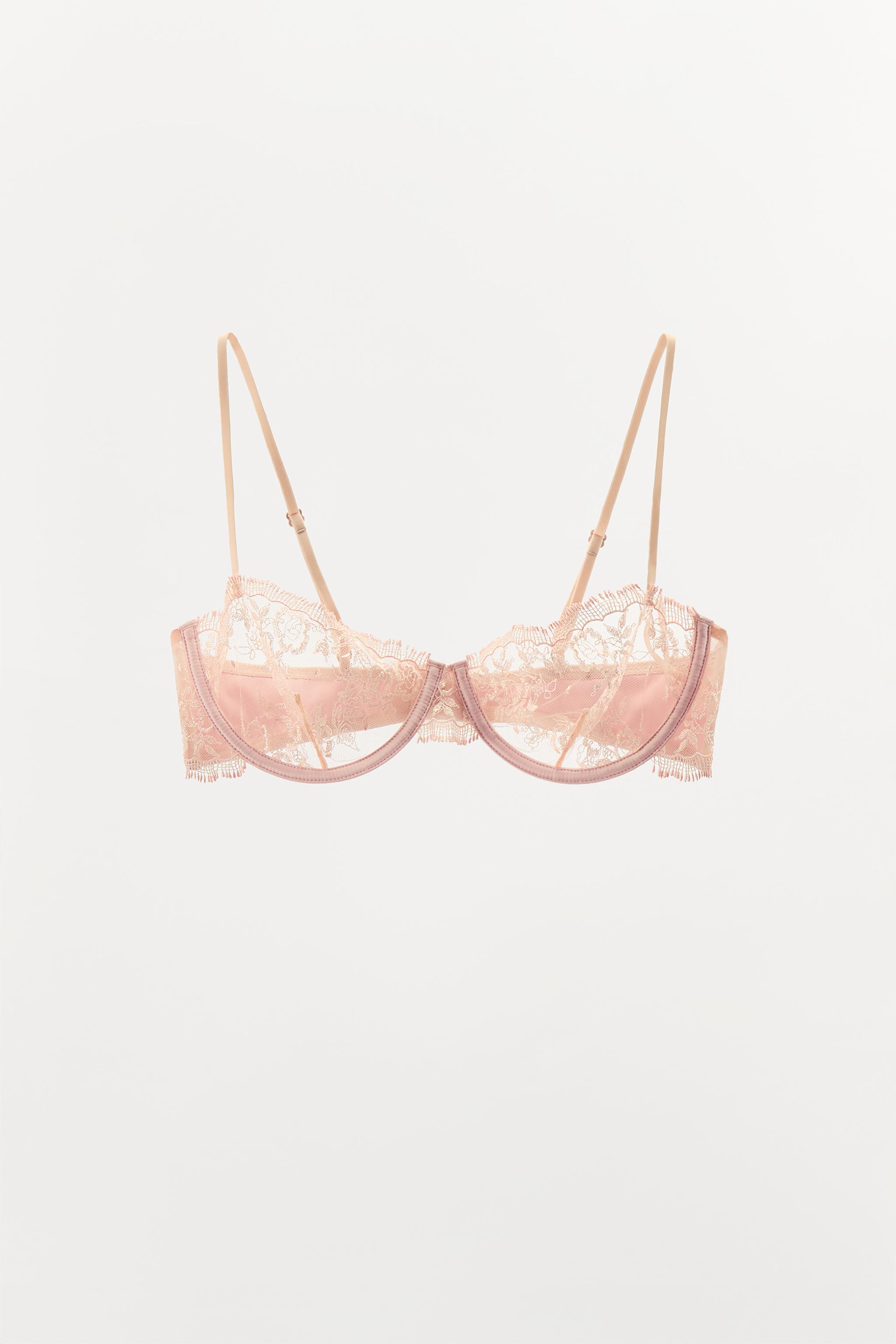 SOUTIEN-GORGE ARMATURES MESH DENTELLE