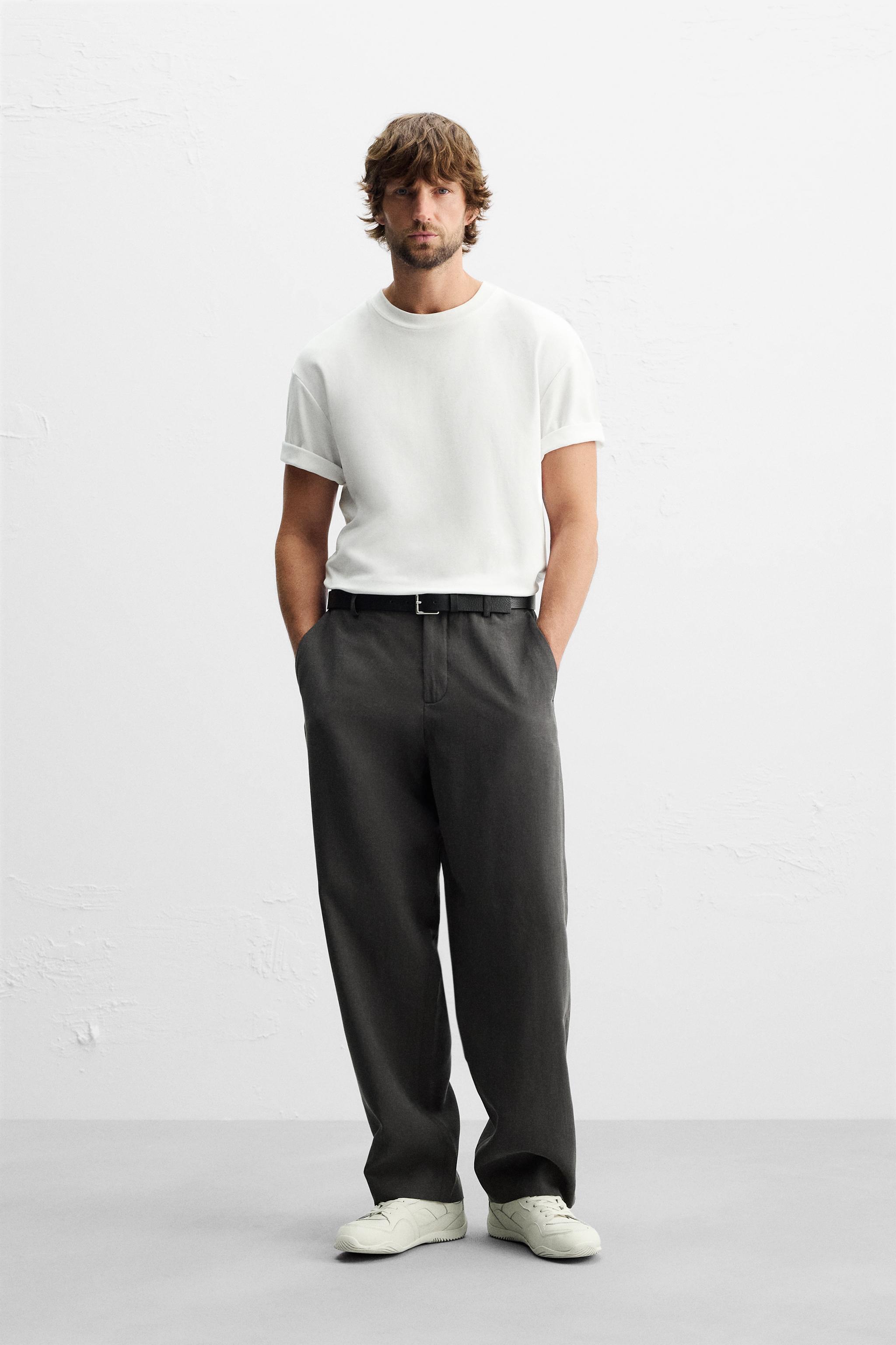 LYOCELL BLEND PANTS