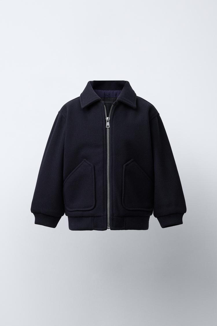 FELT COAT WITH POCKETS - Zara product image