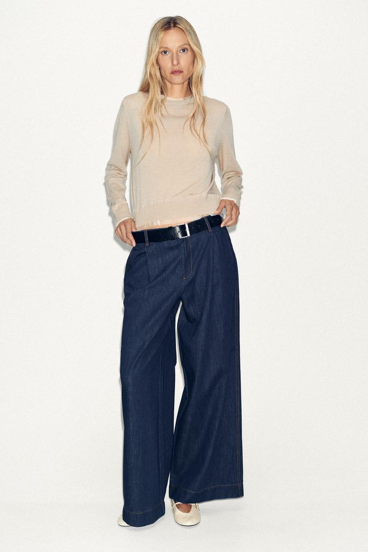 WOOL BLEND KNIT SWEATER - Zara product image