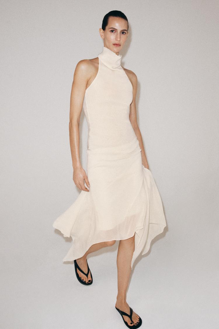 ASYMMETRIC FLOWY SKIRT - Zara product image