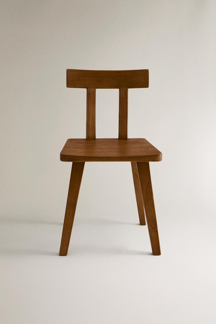 WOODEN CHAIR WITH BACKREST - Zara product image